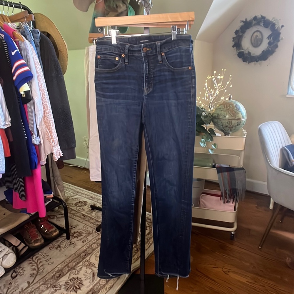 J. Crew Skinny Blue Jeans.